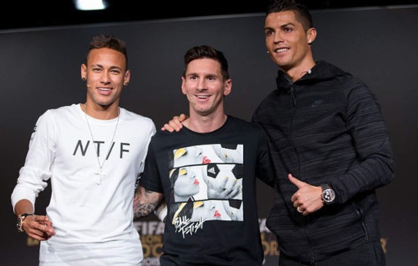 Cristiano Ronaldo, Messi y Neymar, entre candidatos al 'The Best' de la FIFA
