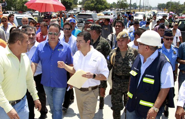 Juan Orlando Hernández: San Pedro Sula quedará transformada por completo