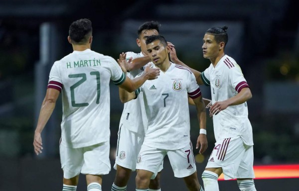 México goleó en amistoso a Guatemala en su regreso a las canchas