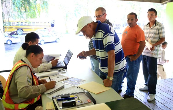 Más del 60% de los buses de San Pedro Sula ya están censados