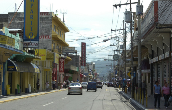 Centro de San Pedro Sula está peor que hace seis años