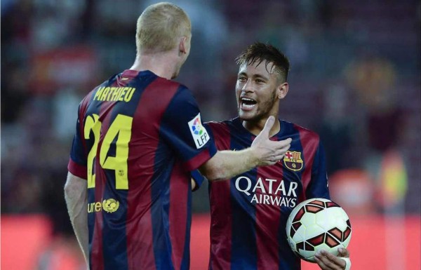 Neymar y Mathieu, novedades en la convocatoria del Barça