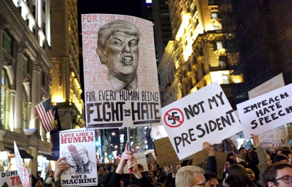 Trump pide a manifestantes en EUA 'no tener miedo'