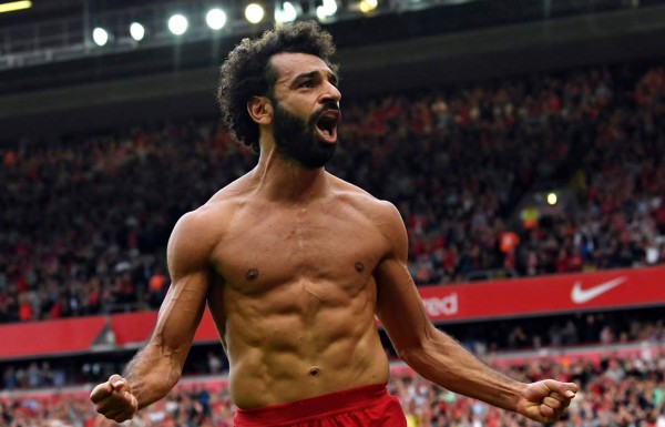 Mohamed Salah marcó uno de los goles de la victoria del Liverpool ante Crystal Palace. Foto AFP