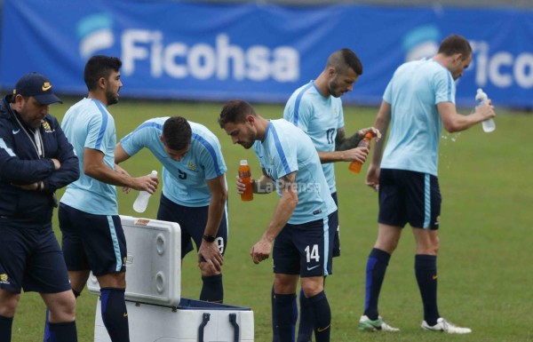 Selección de Australia entrenó completa en San Pedro Sula