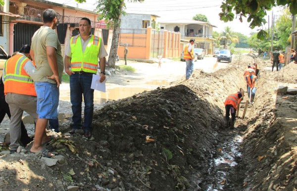 Alcaldía invierte más de L80 millones en obras de canalización de aguas lluvias