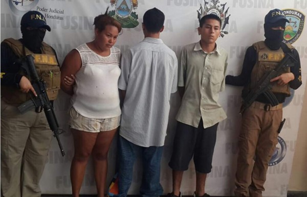 Capturan a tres supuestos extorsionadores en San Pedro Sula