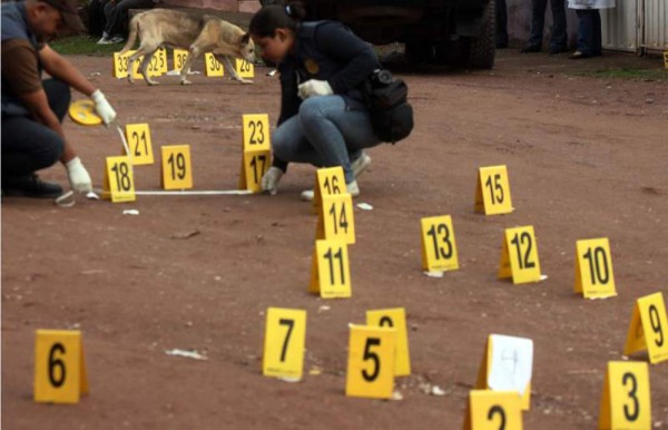 Gobierno: homicidios en Honduras bajaron 15,6 % en 2014