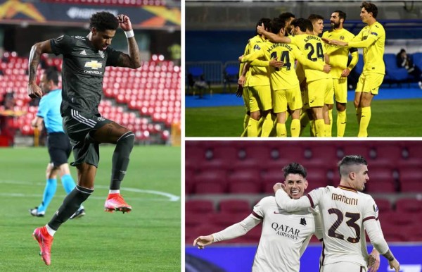 ¡Resumen Europa League! Manchester United, Villarreal y Roma dan un paso hacia las semifinales