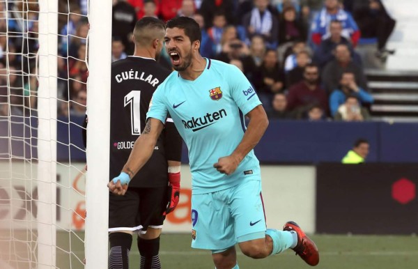 Luis Suárez se reencuentra con el gol y da triunfo al Barcelona ante Leganés