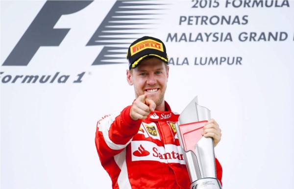 Sebastian Vettel se quedó con el Gran Premio de Malasia