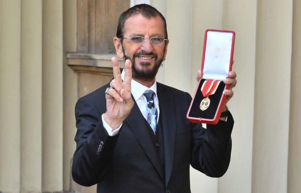 El ex Beatle Ringo Starr es nombrado Caballero del Imperio Británico