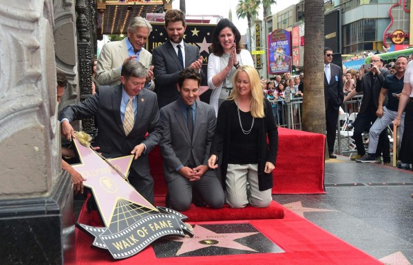 Paul Rudd devela su estrella en Hollywood