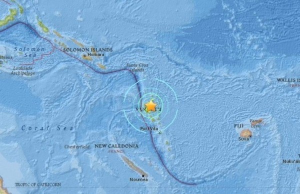 Alerta de tsunami en Vanuatu tras terremoto de 7,3