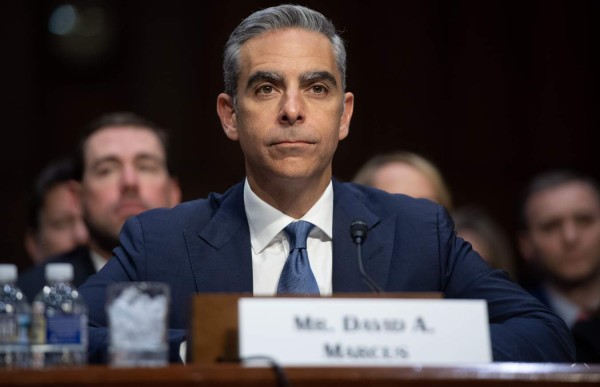 David Marcus, Head of Calibra at Facebook, testifies about Facebook's proposed digital currency called Libra, during a Senate Banking, House and Urban Affairs Committee hearing on Capitol Hill in Washington, DC, July 16, 2019. (Photo by SAUL LOEB / AFP)