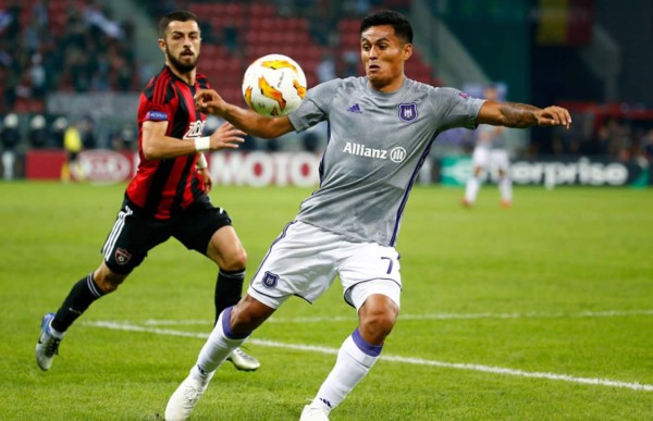 El Anderlecht de Andy Najar debuta con derrota en la Europa League