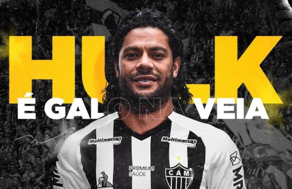 Hulk regresa al fútbol brasileño: fue fichado por el Atlético Mineiro
