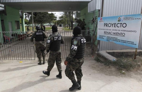 Agentes militares ejecutan operativo en centro de menores Ranaciendo