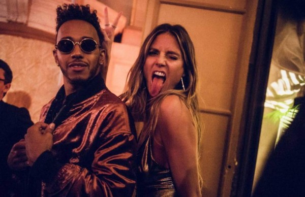 Especulan sobre romance entre Heidi Klum y Lewis Hamilton