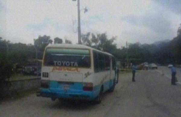 Matan a ayudante de bus en Choloma, Cortés