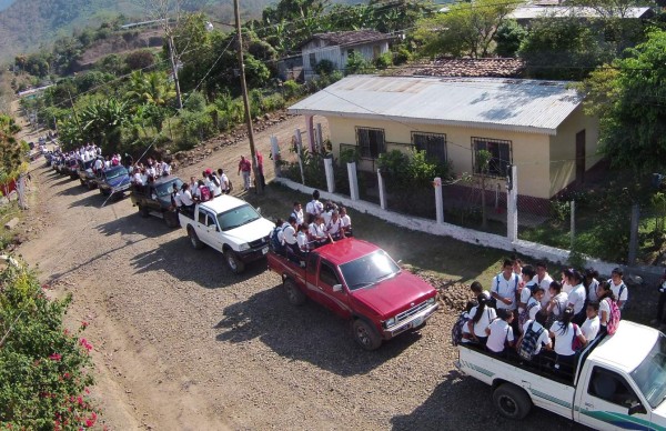 Pateplumas, ejemplos en educación en Honduras