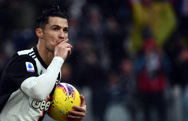 Cristiano Ronaldo se reencontró con el gol en la Juventus ante el Spal. Foto AFP
