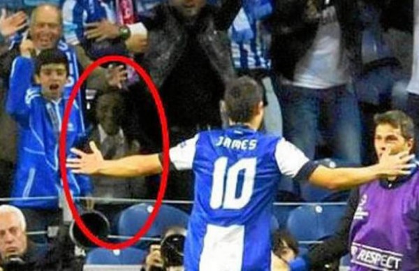 La verdad del supuesto 'fantasma' que celebró un gol de James