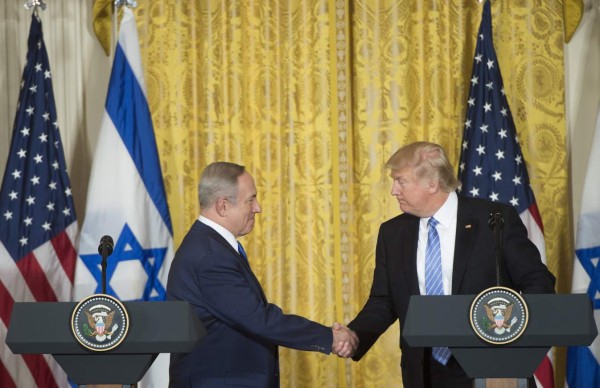 Trump no insiste en dos Estados para Israel y Palestina