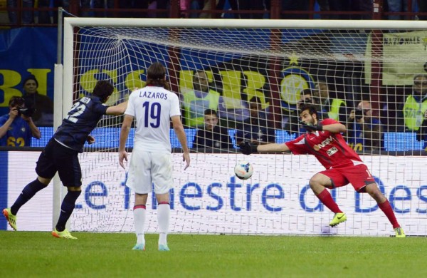 El Inter deja escapar la victoria contra el Bolonia