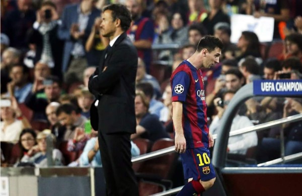 Luis Enrique admite que tuvo problemas con Messi en el Barcelona