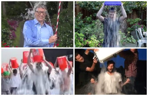 Mark Zuckerberg, Bill Gates y Adams Levine aceptan el desafío de 'agua helada'