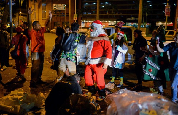 ¡Danos comida! El grito de los venezolanos a Santa Claus