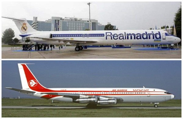 El avión que se estrelló, similar al que usó el Real Madrid entre 2007 y 2009
