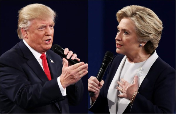 Clinton y Trump van hoy a su último debate
