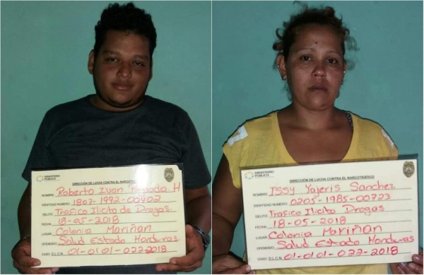 Capturan a pareja por ser sospechosos de tráfico de drogas