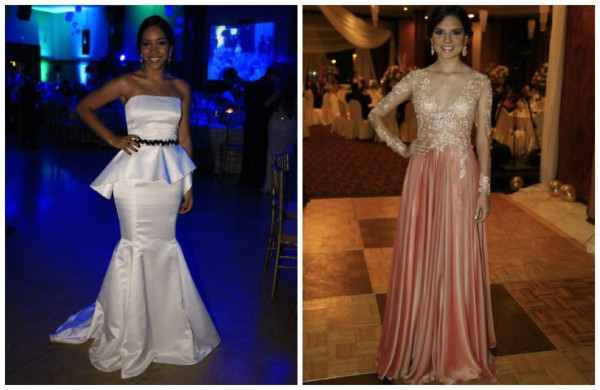 Vestidos elegantes hechos de manos hondureñas