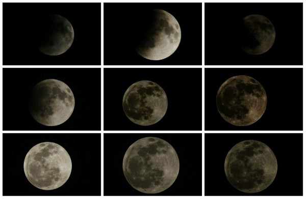 El eclipse de luna roja cautivó a toda Honduras