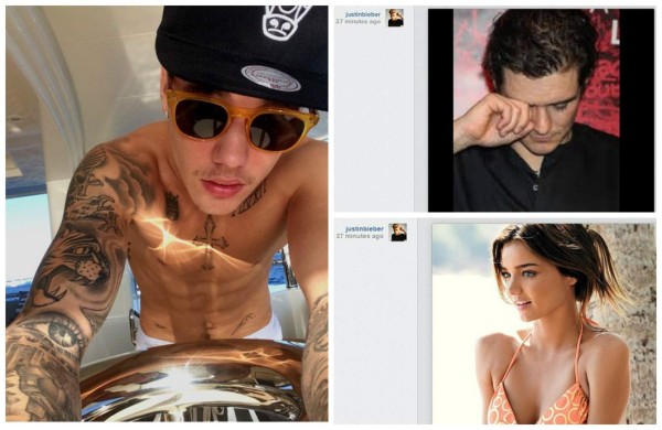 Justin Bieber sigue provocando a Orlando Bloom