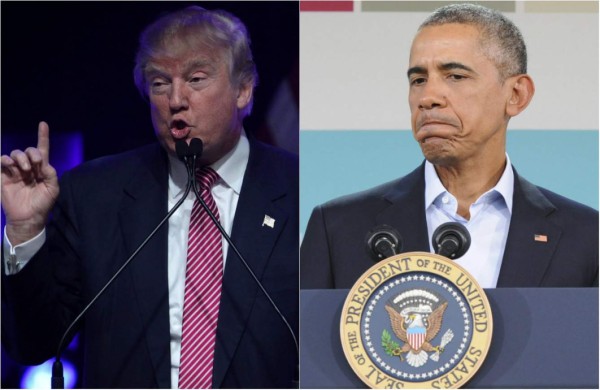 Trump responde a las críticas que le hizo el presidente Barack Obama