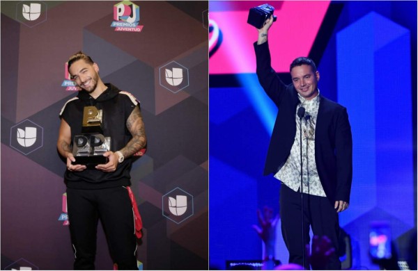Maluma y J Balvin brillan en los Premios Juventud