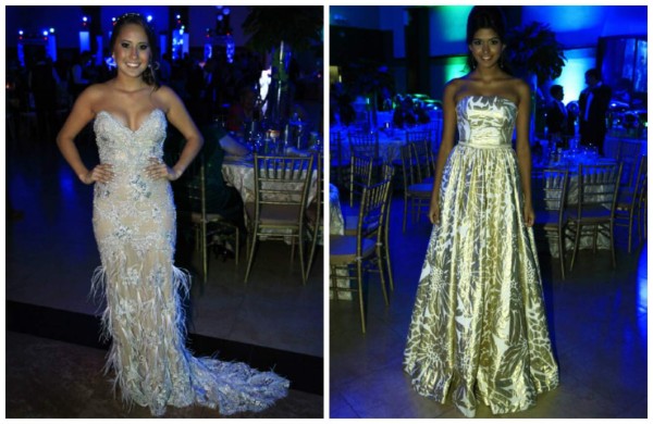 Vestidos elegantes hechos de manos hondureñas