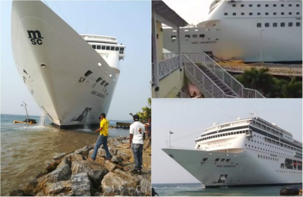 El crucero MSC Armonia impactó a una velocidad demasiado 'rápida”