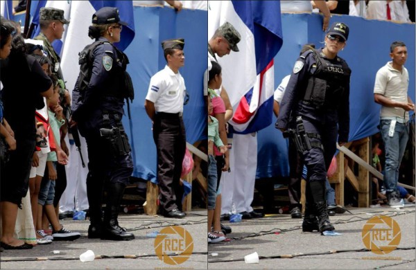 Policía hondureña levanta suspiros en las redes sociales