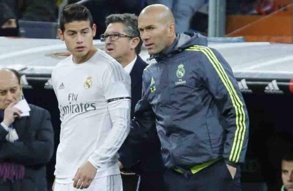 James no seguirá en Real Madrid por culpa de Zidane