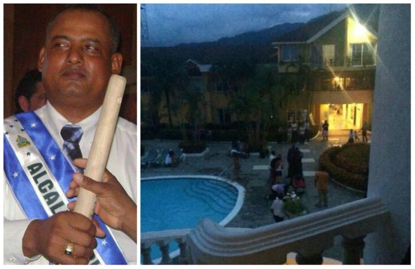 En piscina de hotel asesinan al alcalde de Iriona, Aníbal Duarte
