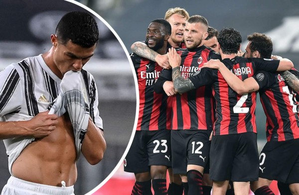 ¡A puros golazos! El AC Milan humilló a la Juventus de Cristiano Ronaldo y lo empuja hacia el abismo