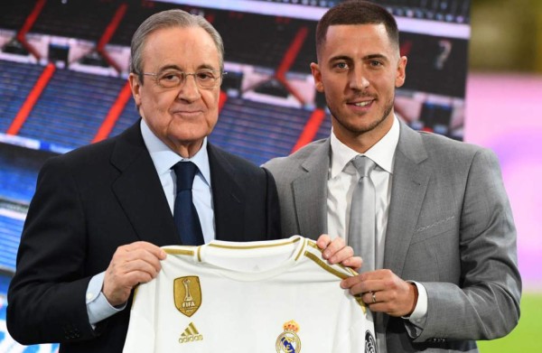 Real Madrid presentó a su nueva estrella Eden Hazard