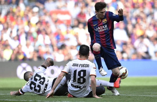 Messi llegó a los 400 goles con el Barcelona