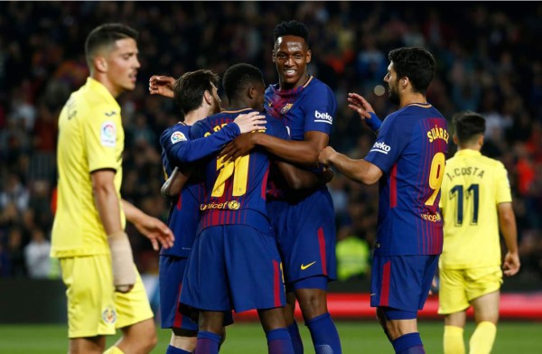El Barça golea al Villarreal con una manita y mantiene su condición de invicto