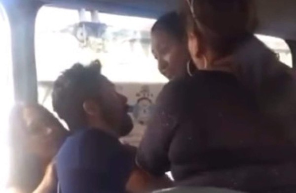 Video viral: Sorprende a su marido cuando viajaba en un bus con su novia